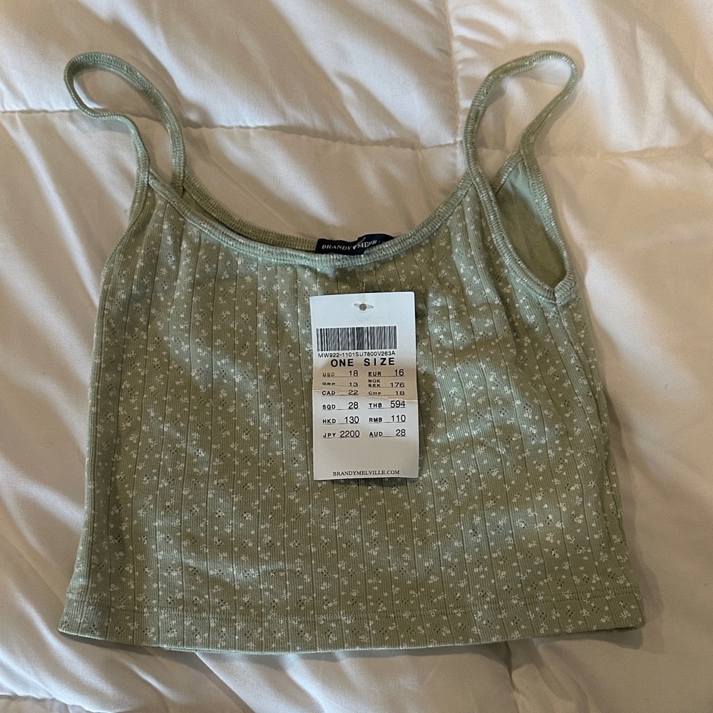 Sage Green Women's Floral Top